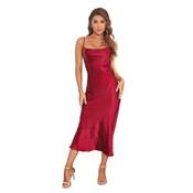 Atnlewhi Satin-Kleid