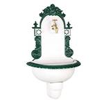 Aubaho Bassena 72 cm Weiß/Grün