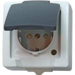 Kopp Nautic Aufputz-Steckdose 107856005