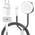 Augley Apple Watch 2-in-1 Ladekabel