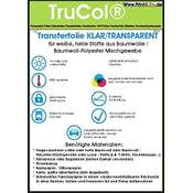 Trucol Transferfolie Weiss