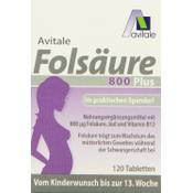 Avitale Folsäure 800 Plus Vergleich