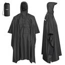 AWHA Regenponcho Schwarz/Unisex