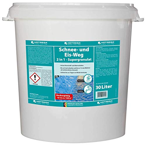 S-Pro EisWeg Auftau-Winterstreu-Granulat 10kg (12 L Füllmenge), Streusalz/Streusplitt alternative, tierfreundlich, pflanzen- &  umweltschonend