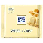 Ritter Sport Weiss und Crisp Vergleich