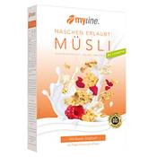 Myline Knusper-Müsli "Himbeer-Joghurt" Vergleich