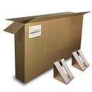 Geschickt verpackt Großer Fahrradkarton/-verpackung