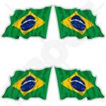 Stickersworld Brasilien Flagge Sticker