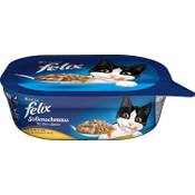 FELIX Soßenschmaus Katzenfutter nass in Sauce Huhn Vergleich