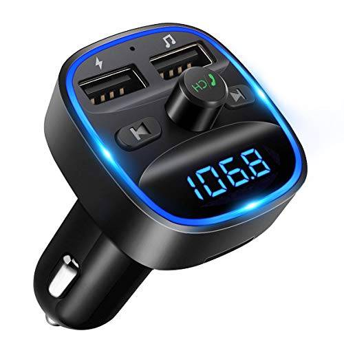 Bluetooth KFZ Freisprecheinrichtung, Bluetooth 5.0 In Car Speakerphone  Handsfree Car Kit mit Geräuschunterdrückendes mikrofon und Stereo-Sound für  GPS, Musik, Telefongespräche Unterstützt 2 Telefone: : Elektronik  & Foto