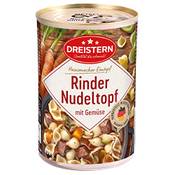 Dreistern Rindernudeltopf, Vergleich