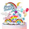 Humairc Einhorn-Regenbogen-Tortendeko