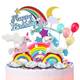 Humairc Einhorn-Regenbogen-Tortendeko Vergleich