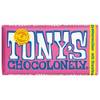 Tony's Chocolonely Weiße Schokolade mit Himbeer und Knisterzucker