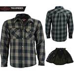 Texpeed Motorradhemden KEV-SHRT-BK-GY-XL