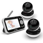 Jslbtech Video-Babyphone mit 2 Kameras