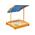 Friedo products Sandkasten mit Dach