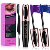Pozilan 4D Silk Fiber Lash Mascara Pruple & Blue Waterproof Vergleich