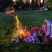 Lifemet Gartendeko Gießkanne Lichter Vergleich