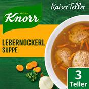 Knorr Kaiserteller Lebernockerl-Suppe Vergleich