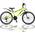 Talson 26 Zoll Mountainbike mit Beleuchtung