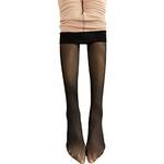 Feifei's Bow Damen Fleece Thermo-Strumpfhose