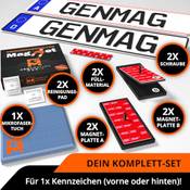 Genmag Magnet-Kennzeichenhalter