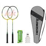 Kawasaki Badminton Schläger Federball Set