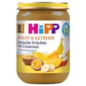 Hipp Frucht & Getreide Exotische Früchte mit Couscous Vergleich