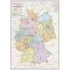 Maps International Politische Landkarte Deutschland