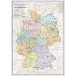 Maps International Politische Landkarte Deutschland