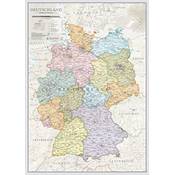 Maps International Politische Landkarte Deutschland