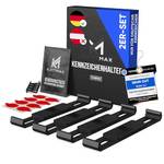Klettmax Rahmenlose Clip Kennzeichenhalter