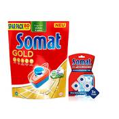 Somat Gold Spülmaschinen Tabs & Maschinenreiniger Tabs Anti-Kalk