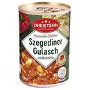 Dreistern Szegediner Gulasch mit Kartoffeln