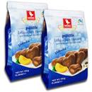 Weiss Vollmilch Lebkuchen Herzen gefüllt