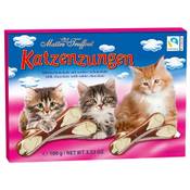 Maître Truffout Katzenzungen mit weißer Schokolade Vergleich
