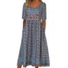 Abyovrt Boho Kleid mit Taschen