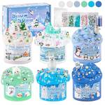 Lawoho 6er-Pack Schnee Slime Set