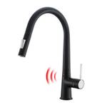 Aimadi Sensor Wasserhahn Küche schwarz
