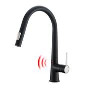Aimadi Sensor Wasserhahn Küche schwarz