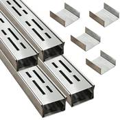 Sxsjmy 5x3CM-Channel-Drain-4M