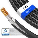 HB-DIGITAL 5m Solarkabel 6mm