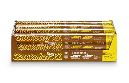 Backstar Bogen XL Papier Cuisson - 3 Rouleaux De 15 Feuilles 33x42 Cm - Qualité Professionnelle