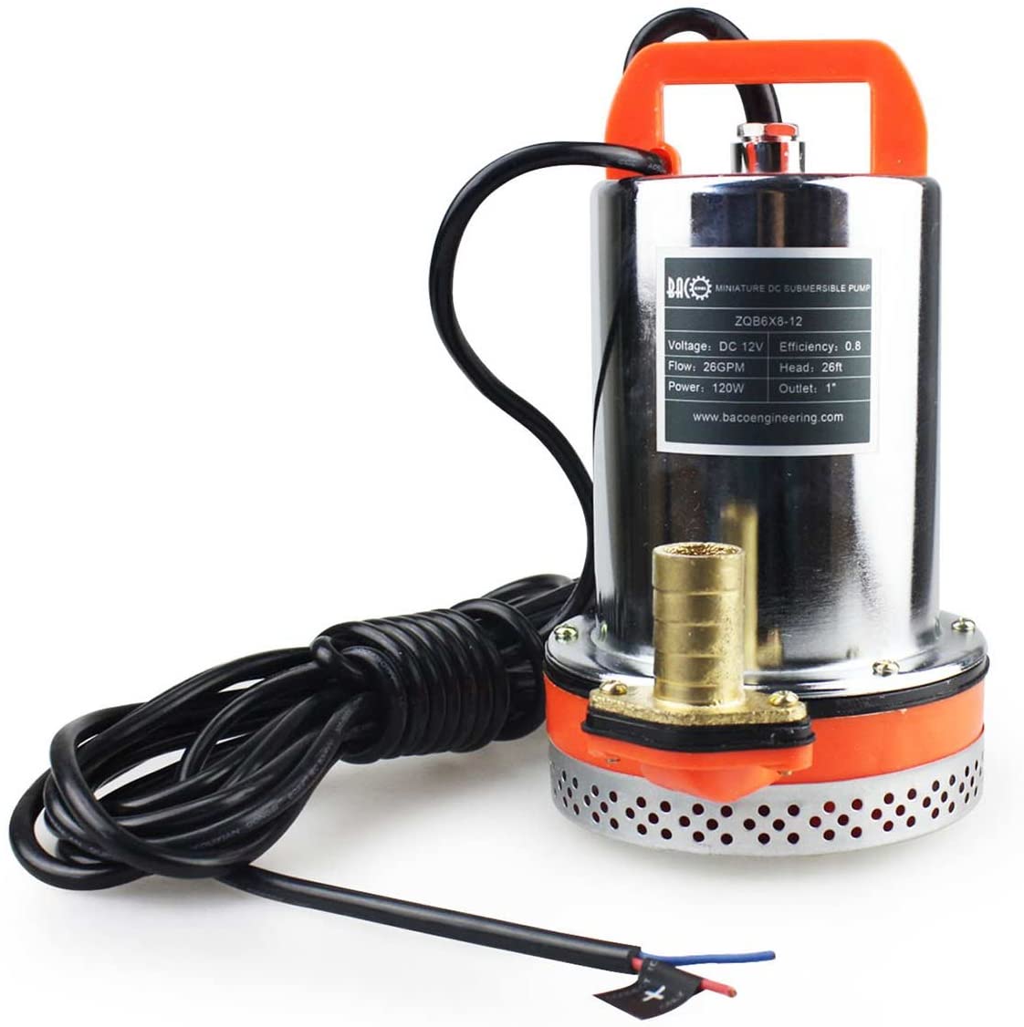 Tragbare elektrische 12-V-Mini-Tauchpumpe zum Pumpen der  Öl-Wasser-Edelstahl-Kraftstoff förder pumpe