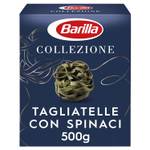 Barilla Hartweizen Pasta Collezione Tagliatelle con Spinaci