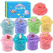 Basywiim Fluffy Butter Slime Set