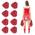 Bdbfdfy Cheerleader Pompoms