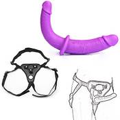 Bdsmage Doppeldildo mit Leder Gurte Vergleich