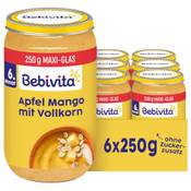 Bebivita Frucht & Getreide Apfel-Mango mit Vollkorn Vergleich